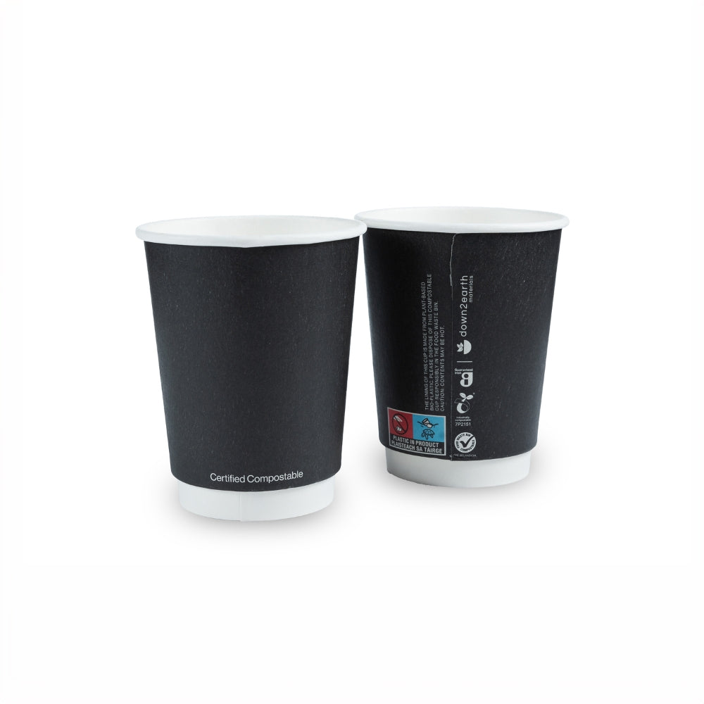 Compostable Cup - Matte Black