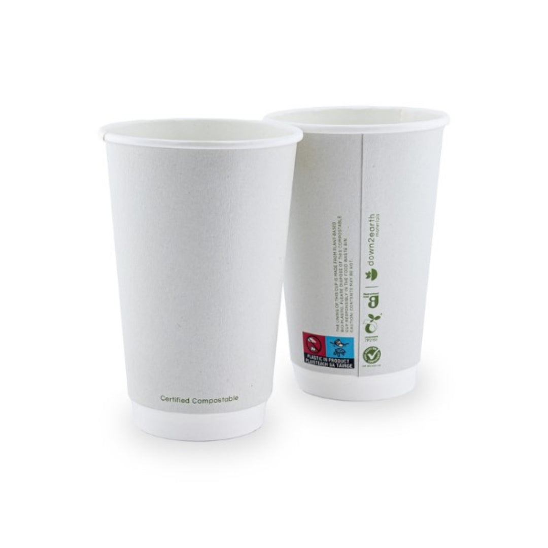 Compostable Cup - Oyster White