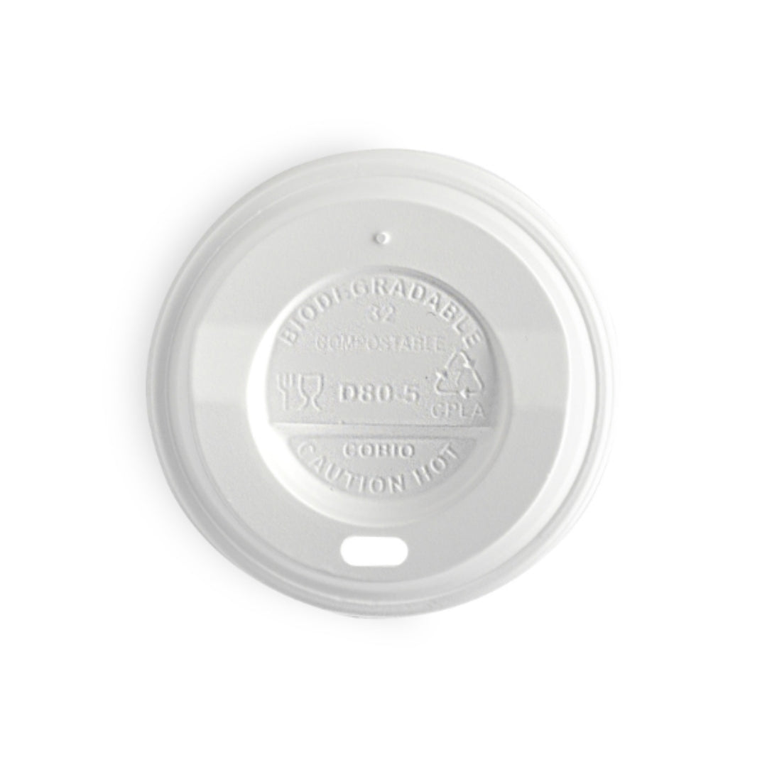 8oz CPLA Hot Cup Lid | DBL79
