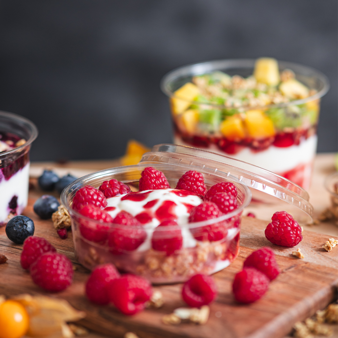 rPLA Clear Deli Containers