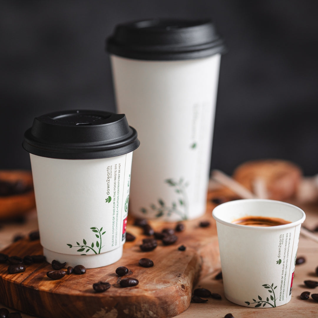 Single Wall Pearl White Cup