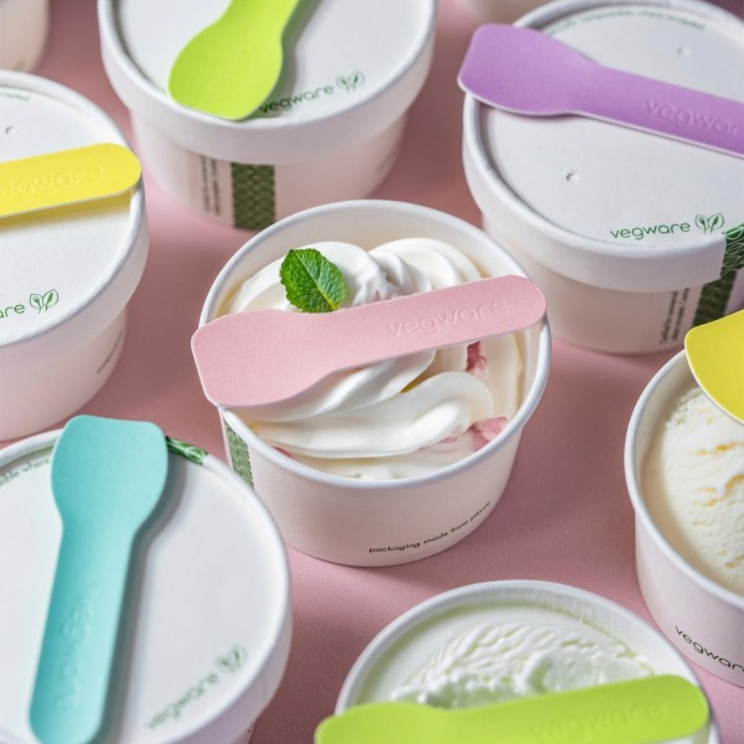 Tutti Frutti Paper Ice Cream Spoons