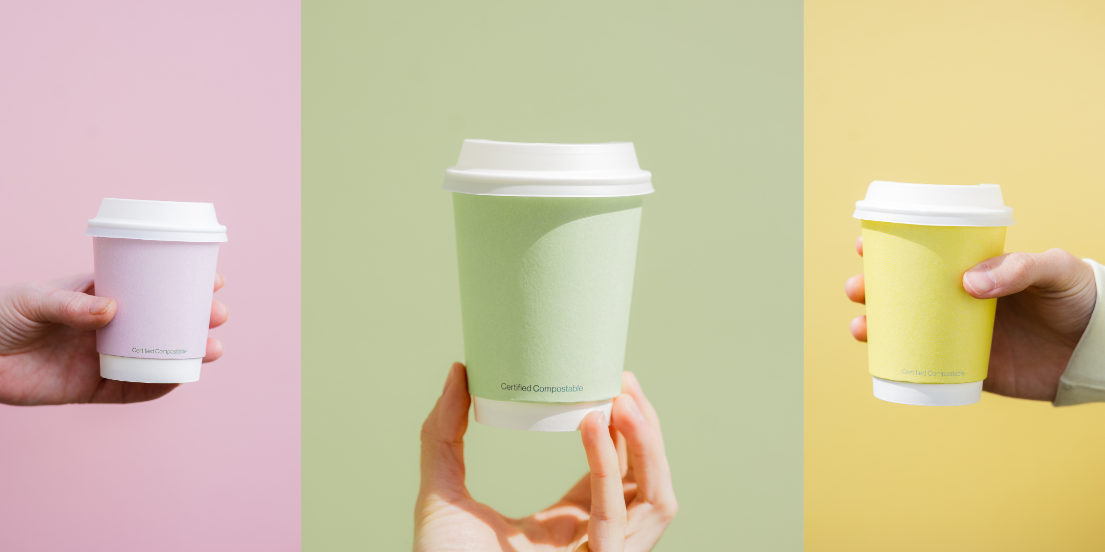 Coloured Hot Cups