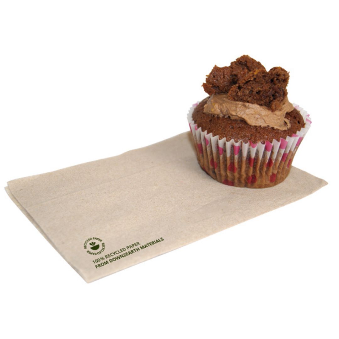 1-Ply Kraft Brown D2E Napkin | 1P4000-D2E