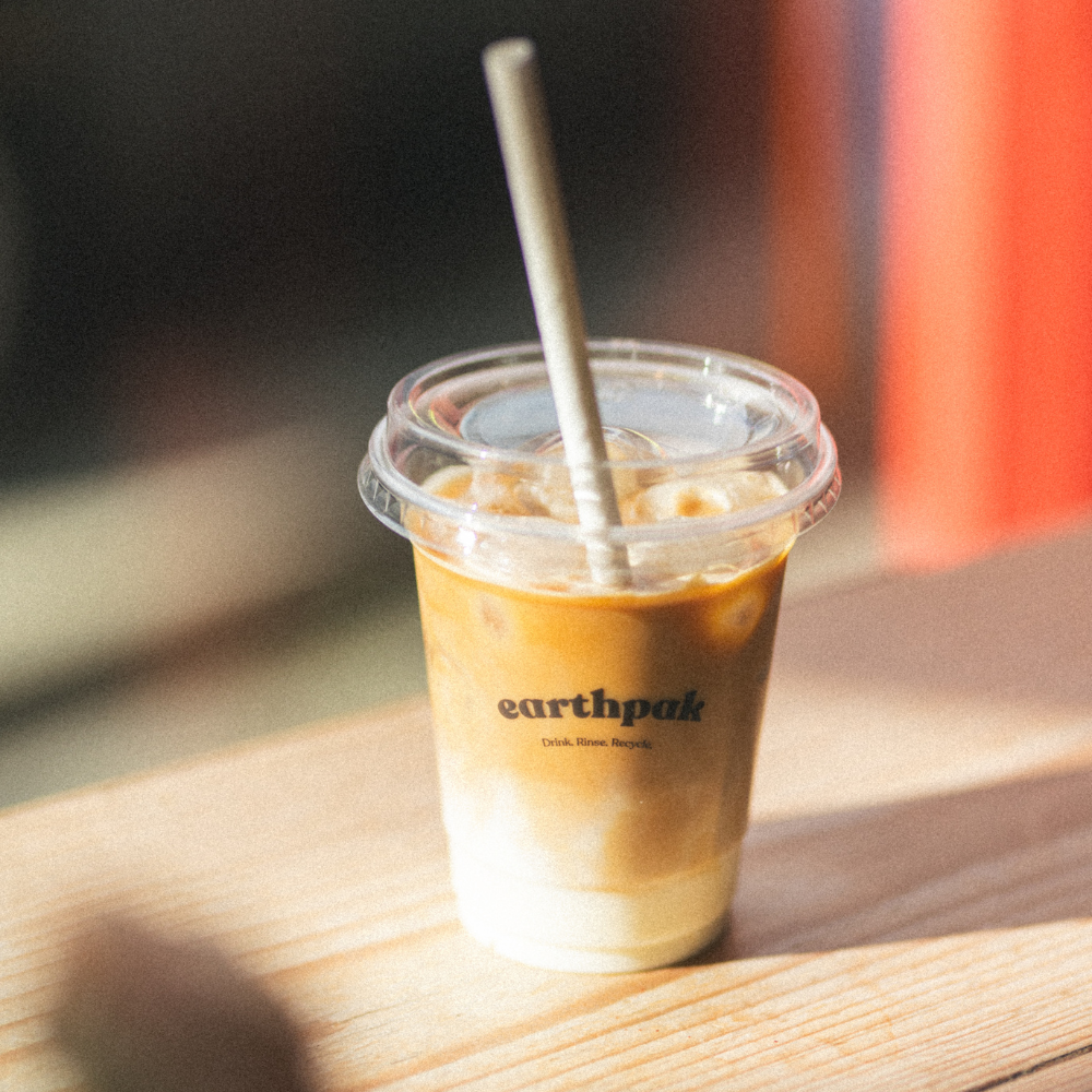 Recyclable Earthpak Cold Cup & Lid