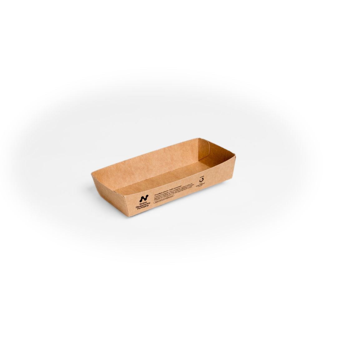 Notpla Straight Tray 6x3inch