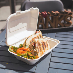 Bagasse Clamshell Nourish