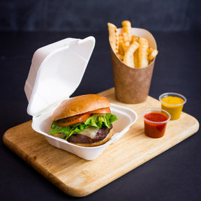 Bagasse Burger Boxes | B00-BB