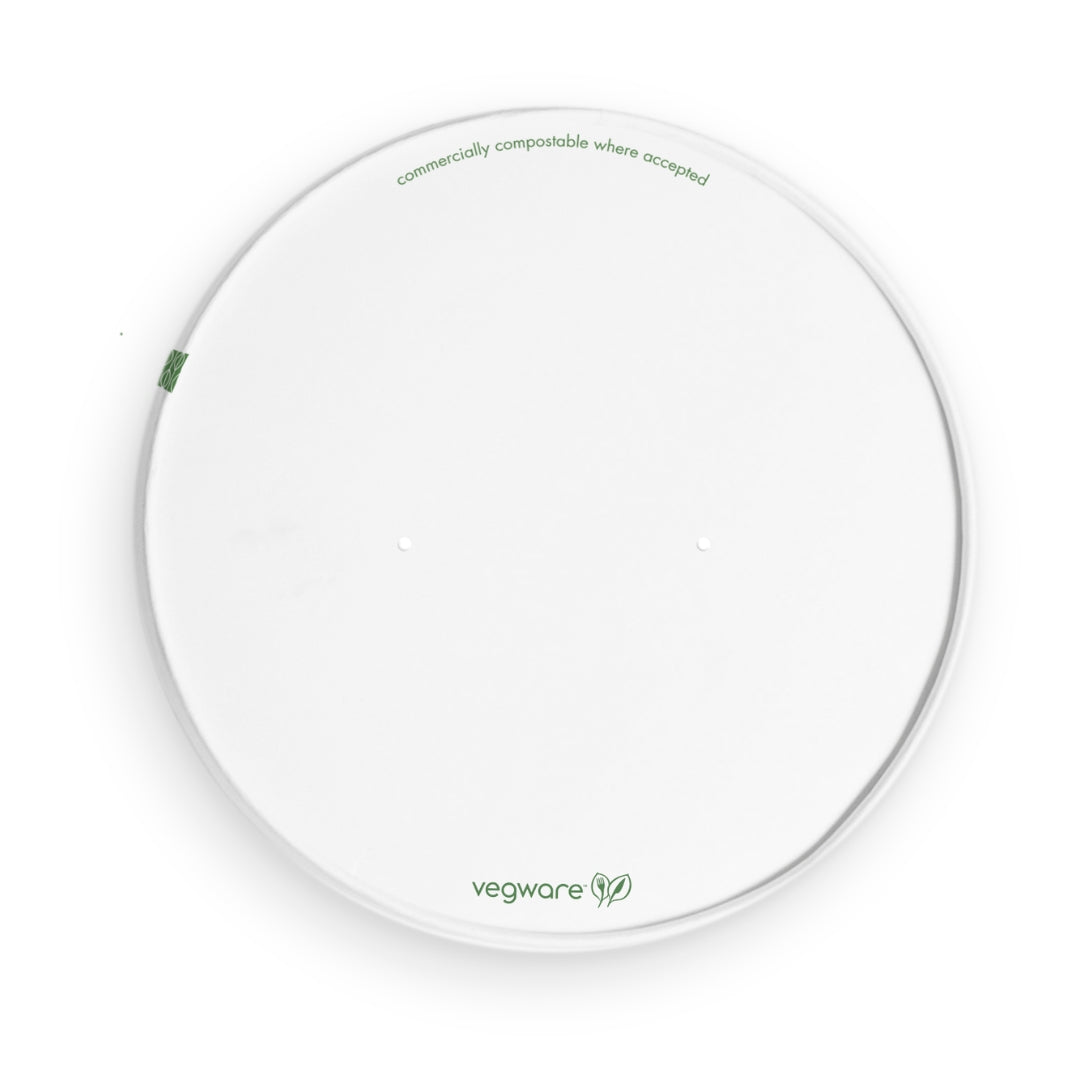 PLA Lined Paper Lid with Vents (Fits RSC Bowls)
