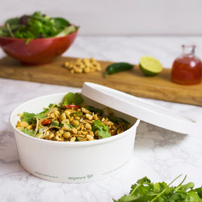PLA Lined Paper Lid with Vents (Fits RSC Bowls)